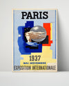 Classic Travel Poster - Paris - Eiffel Tower Travel Vintage Framed Prints Poster 16x20