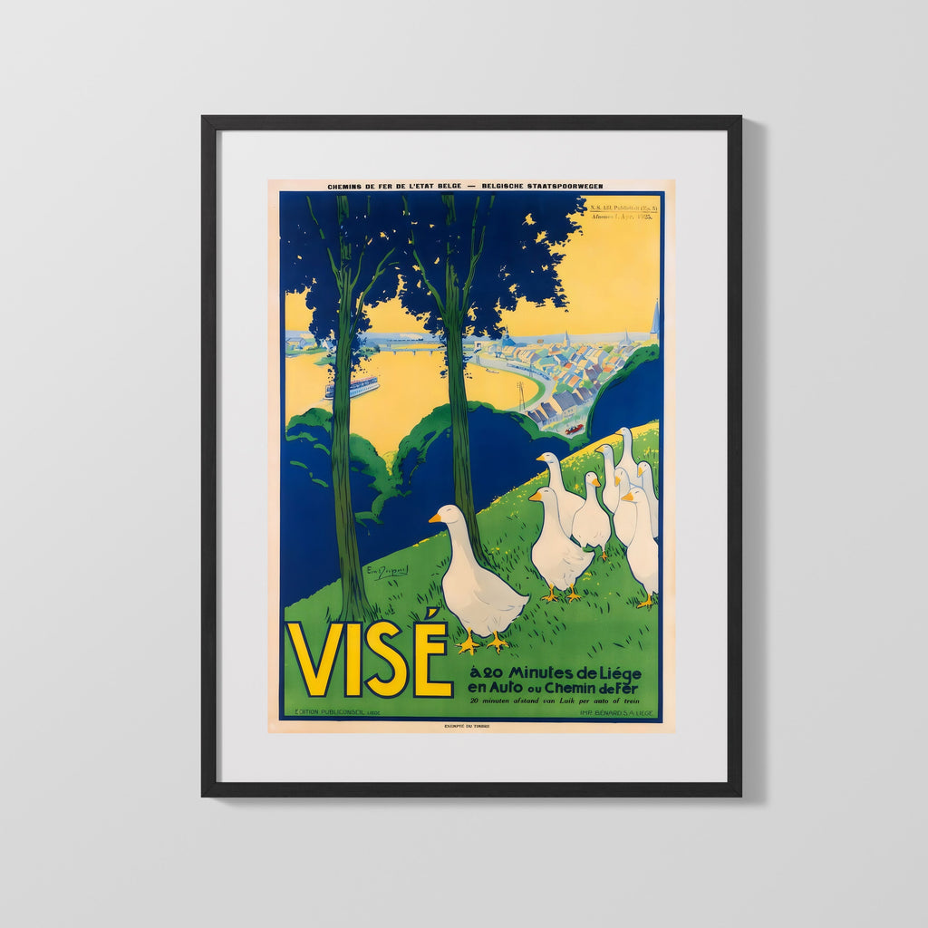 Classic Travel Poster - Paris - Malaceine Perfume Travel Vintage Framed Prints Gallery Frame 16x20