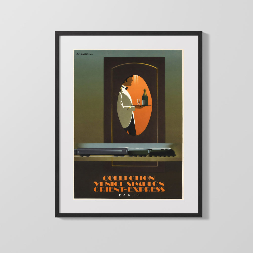 Classic Travel Poster - Paris - Mondial de lAutomobile 1952 Travel Vintage Framed Prints Gallery Frame 16x20