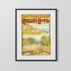 Classic Travel Poster - Penzance - Queens Hotel Travel Vintage Framed Prints Gallery Frame 16x20