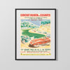 Classic Travel Poster - Rouen - Grand Prix de France 1957 Travel Vintage Framed Prints Gallery Frame 16x20