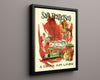 Classic Travel Poster - San Francisco - Delta Travel Vintage Framed Prints Floating Canvas 16x20