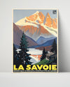 Classic Travel Poster - Savoie - French Alps Travel Vintage Framed Prints Poster 16x20