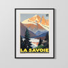 Classic Travel Poster - Savoie - French Alps Travel Vintage Framed Prints Gallery Frame 16x20