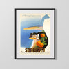 Classic Travel Poster - Sorrento - Italy Travel Vintage Framed Prints Gallery Frame 16x20