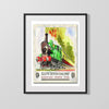Classic Travel Poster - South Devon - Railway Travel Vintage Framed Prints Gallery Frame 16x20