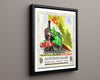Classic Travel Poster - South Devon - Railway Travel Vintage Framed Prints Floating Canvas 16x20