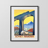 Classic Travel Poster - Soviet Armenia - Railway Travel Vintage Framed Prints Gallery Frame 16x20