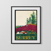 Classic Travel Poster - Surrey - The Heaths Travel Vintage Framed Prints Gallery Frame 16x20
