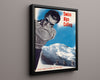 Classic Travel Poster - Swiss Alps - Calling Travel Vintage Framed Prints Floating Canvas 16x20