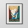 Classic Travel Poster - Tierra del Fuego - Argentina Travel Vintage Framed Prints Gallery Frame 16x20