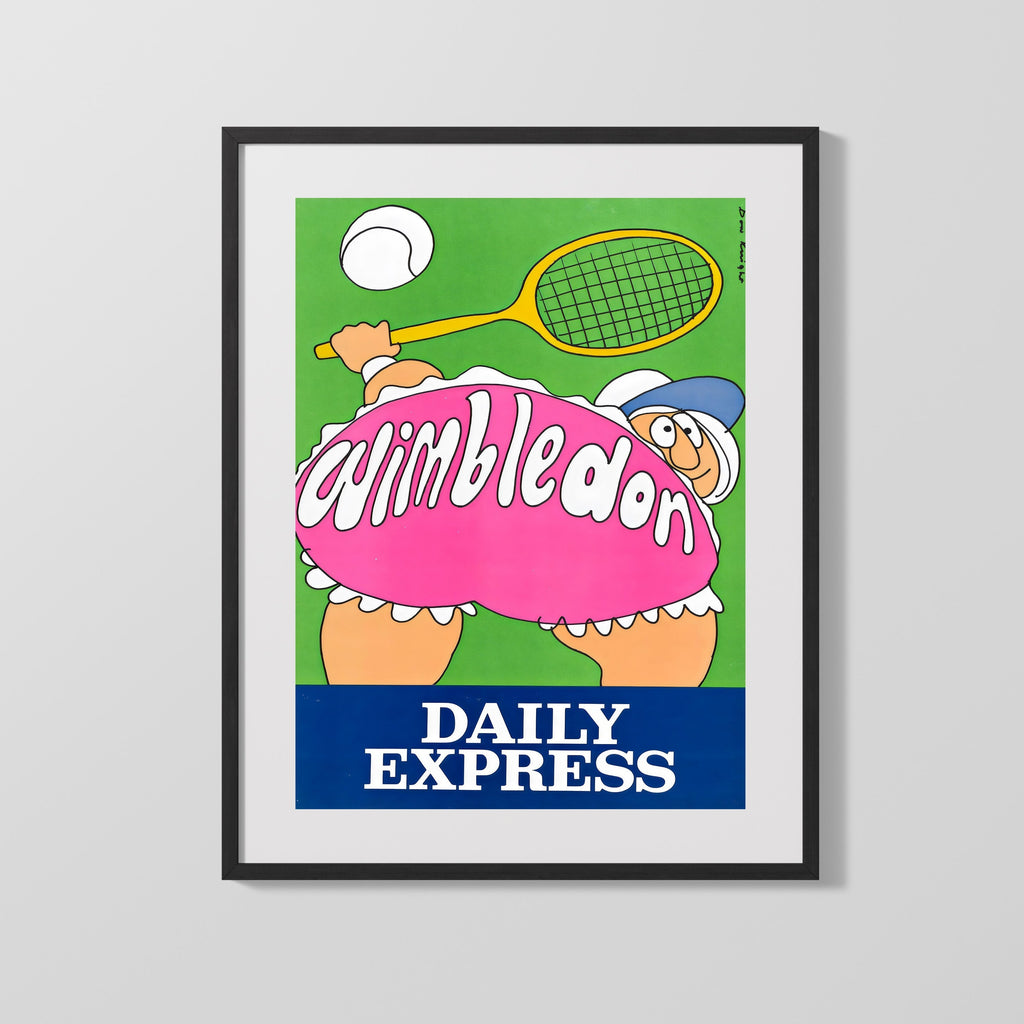 Classic Travel Poster - Wimbledon Travel Vintage Framed Prints Gallery Frame 16x20