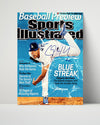 Clayton Kershaw Autograph SI Print - Blue Streak - Dodgers Ace Breaks Through