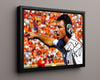 Clemson Autograph Print - Dabo Swinney - Commanding the Sideline College FSPrints Floating Canvas 16x20