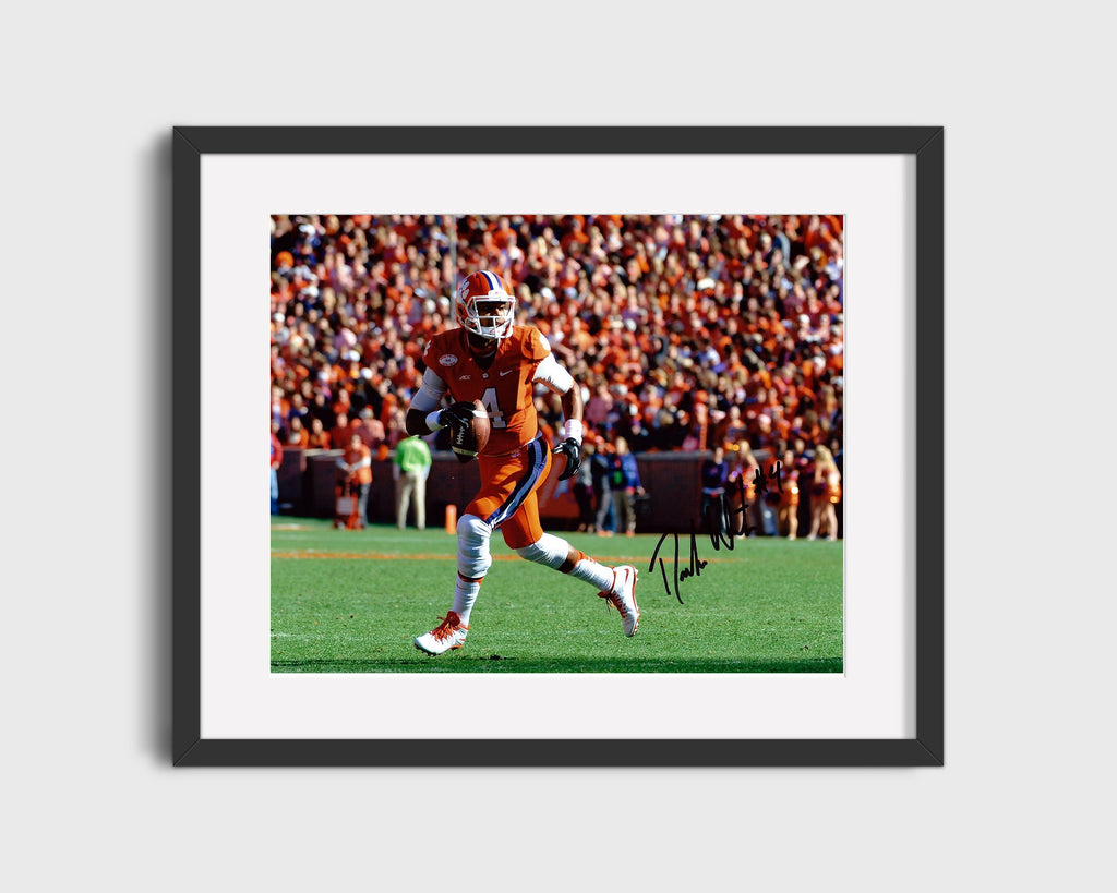 Clemson Autograph Print - Deshaun Watson - Tiger QB Legend College FSPrints Gallery Frame 16x20