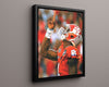 Clemson Autograph Print - Deshaun Watson - Tiger QB Legend College FSPrints Floating Canvas 16x20
