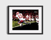 Clemson Autograph Print - Hunter Renfrow Catch - Bama Buster College FSPrints Gallery Frame 16x20
