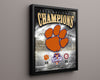 Clemson Autograph Print - Tigers - 2016 National Champions 35-31 College FSPrints Floating Canvas 16x20