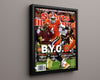 Clemson Autograph SI Print - Deshaun Watson - BYOD Dominance College FSPrints Floating Canvas 16x20