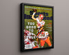 Clemson Autograph SI Print - Trevor Lawrence - Too Good To Be True College FSPrints Floating Canvas 16x20