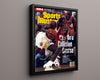 Clyde Drexler Autograph SI Print - Collision Course - Jordan Rivalry