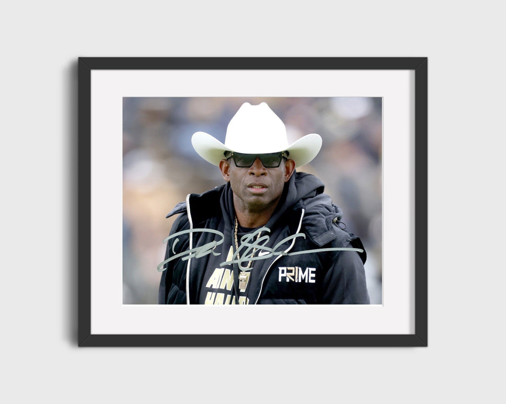 Colorado Autograph Print - Deion S&ers - Prime Effect College FSPrints Gallery Frame 16x20
