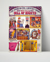 Counter Culture Poster - Bill of Rights Illustrated Guide Counter Culture Vintage Framed Prints Poster 16x20