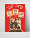 Counter Culture Poster - Chicago Womens Labor History Counter Culture Vintage Framed Prints Poster 16x20