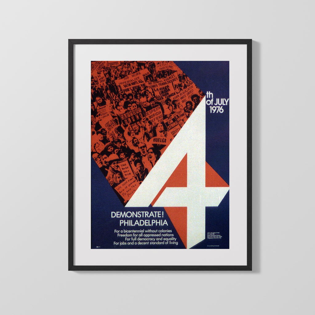 Counter Culture Poster - Demonstrate 4 Philadelphia Counter Culture Vintage Framed Prints Gallery Frame 16x20