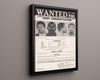 Counter Culture Poster - Eldridge Cleaver FBI Wanted Poster Counter Culture Vintage Framed Prints Floating Canvas 16x20