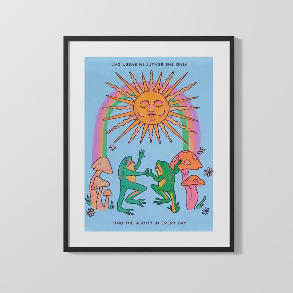 Counter Culture Poster - Find the Beauty in Every Day Counter Culture Vintage Framed Prints Gallery Frame 16x20