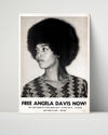 Counter Culture Poster - Free Angela Davis Now Counter Culture Vintage Framed Prints Poster 16x20