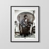Counter Culture Poster - Huey Newton - Black Panthers Counter Culture Vintage Framed Prints Gallery Frame 16x20