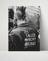 Counter Culture Poster - Its Called Anarchy Arsehole Counter Culture Vintage Framed Prints Poster 16x20