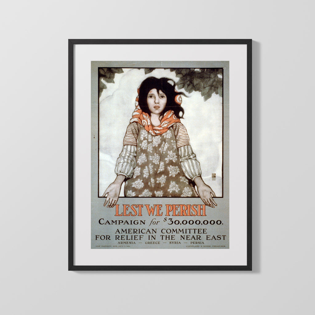 Counter Culture Poster - Lest We Perish Counter Culture Vintage Framed Prints Gallery Frame 16x20