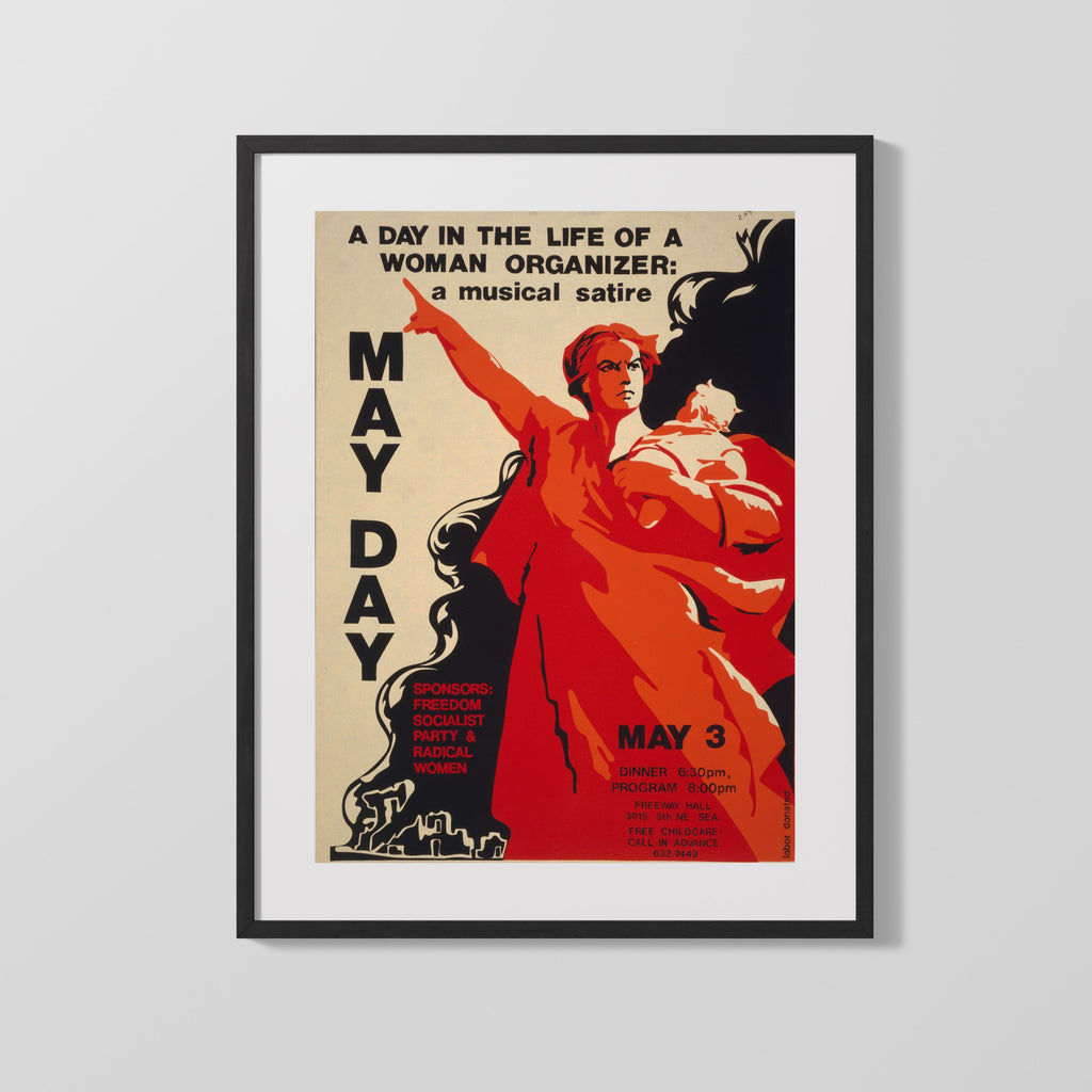 Counter Culture Poster - May Day Play Counter Culture Vintage Framed Prints Gallery Frame 16x20