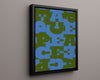 Counter Culture Poster - Peace Puzzle Counter Culture Vintage Framed Prints Floating Canvas 16x20