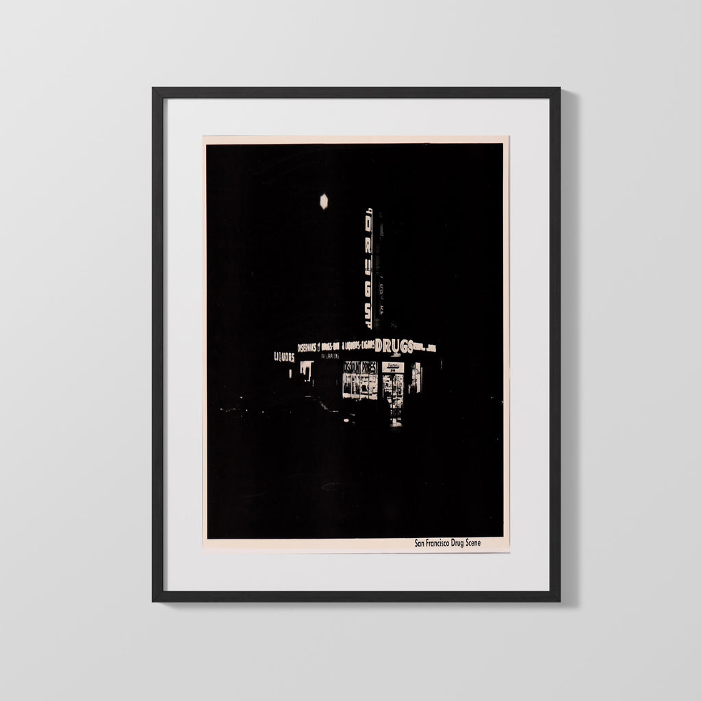 Counter Culture Poster - San Fran Drug Scene 16x20 Counter Culture Vintage Framed Prints Gallery Frame 16x20