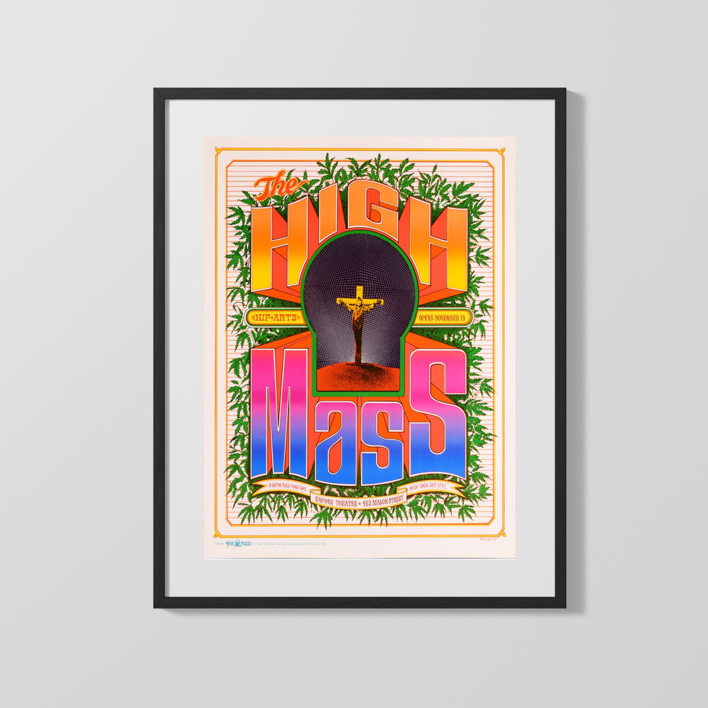 Counter Culture Poster - The High Mass Counter Culture Vintage Framed Prints Gallery Frame 16x20
