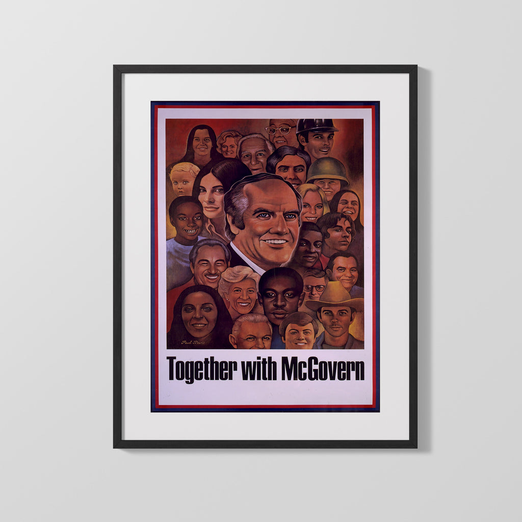 Counter Culture Poster - Together with McGovern Counter Culture Vintage Framed Prints Gallery Frame 16x20