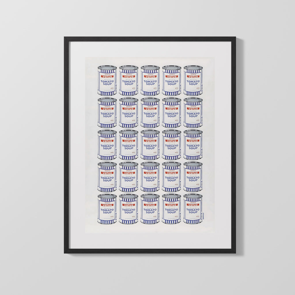Counter Culture Poster - Tomato Soup Cans Counter Culture Vintage Framed Prints Gallery Frame 16x20