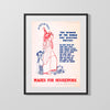 Counter Culture Poster - Wages for Housework Counter Culture Vintage Framed Prints Gallery Frame 16x20