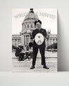 Counter Culture Poster - Welcome Hippies Counter Culture Vintage Framed Prints Poster 16x20