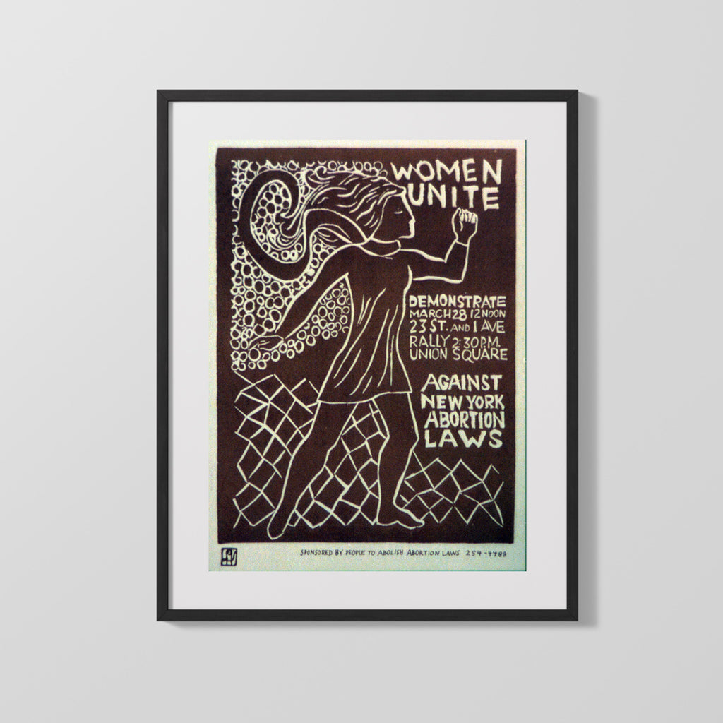 Counter Culture Poster - Women Unite Counter Culture Vintage Framed Prints Gallery Frame 16x20