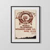 Counter Culture Poster - Wounded Knee Pilgrimage Counter Culture Vintage Framed Prints Gallery Frame 16x20