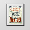 Counter Culture Poster - Yes on 19 Counter Culture Vintage Framed Prints Gallery Frame 16x20