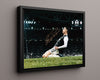 Cristiano Ronaldo - Juventus - Scoring Celebration Soccer FramedSportPrints Floating Canvas 16x20