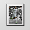 Cristiano Ronaldo Autograph Print - Real Madrid - Goal Celebration Soccer FramedSportPrints Gallery Frame 16x20