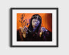 Dave Chappelle - Rick James Sketch - Autograph Print Television Vintage Framed Prints Gallery Frame 16x20