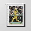 Dave Parker Autograph Print - The Cobra - Power Swing